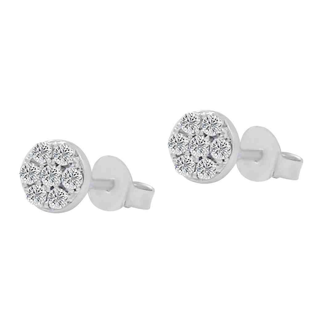 Round Stud Earring ER21082A
